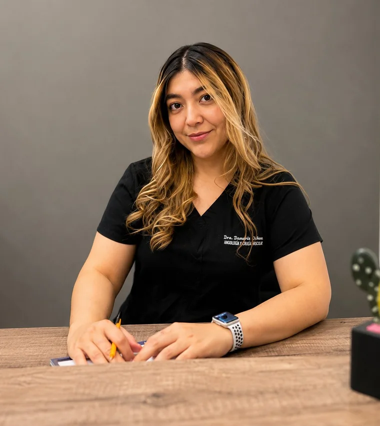 Dra. Damaris Yazmin Ortiz Morales, angióloga y cirujana vascular